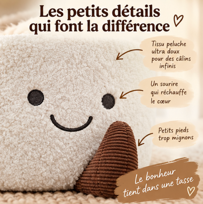 Lit pour chat en forme de tasse avec griffoir intégré