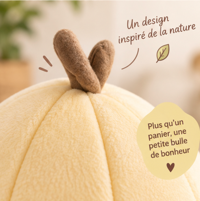 Lit pour chat en forme de poire avec intérieur douillet