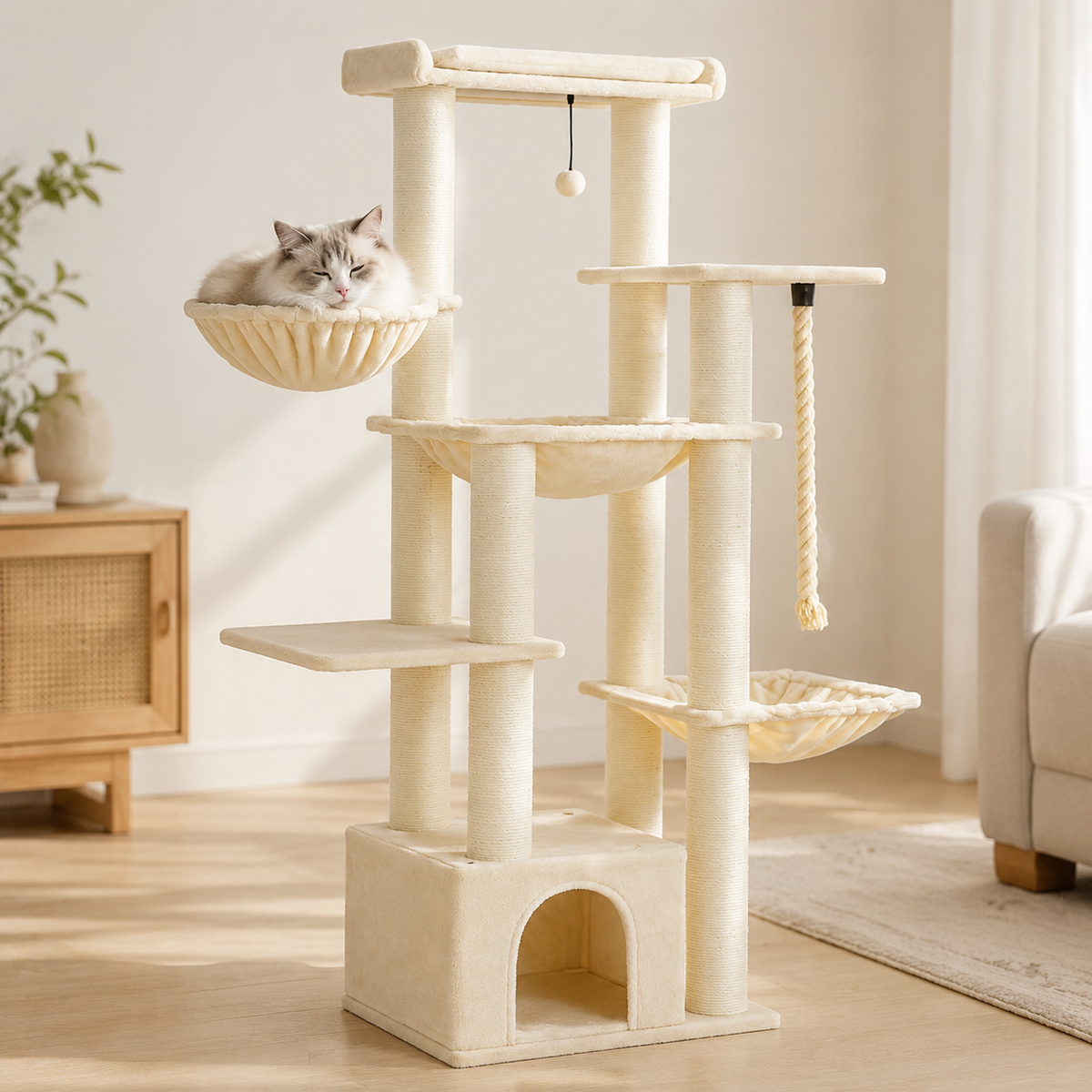 arbre à chat XXL pour Maine Coon et chats de grande taille
