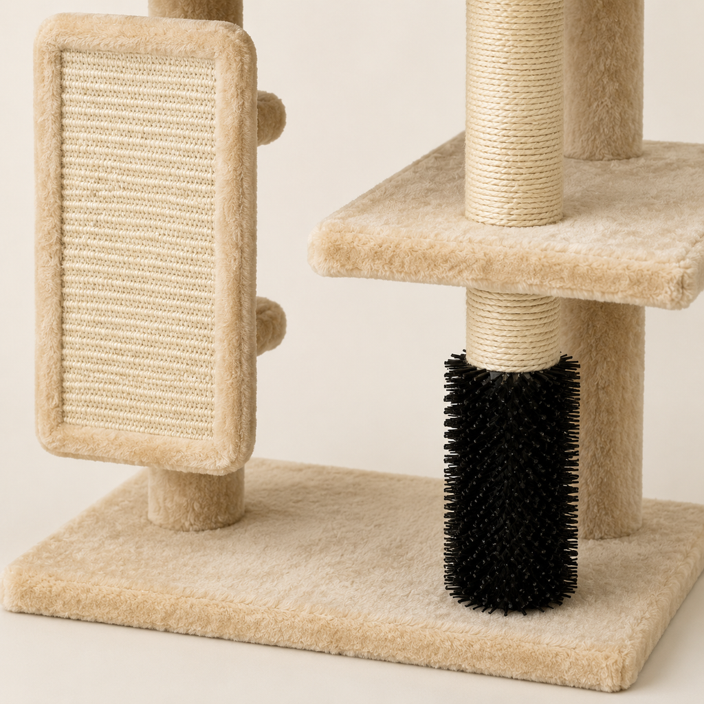 Arbre à chat design et couchage supérieur
