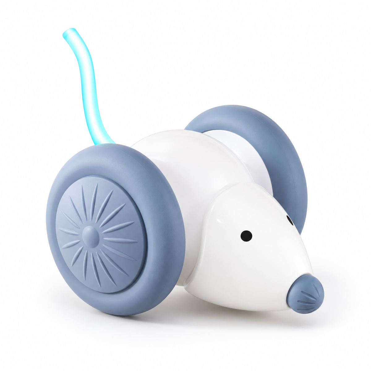 Souris électrique rechargeable pour chat avec évitement d’obstacles