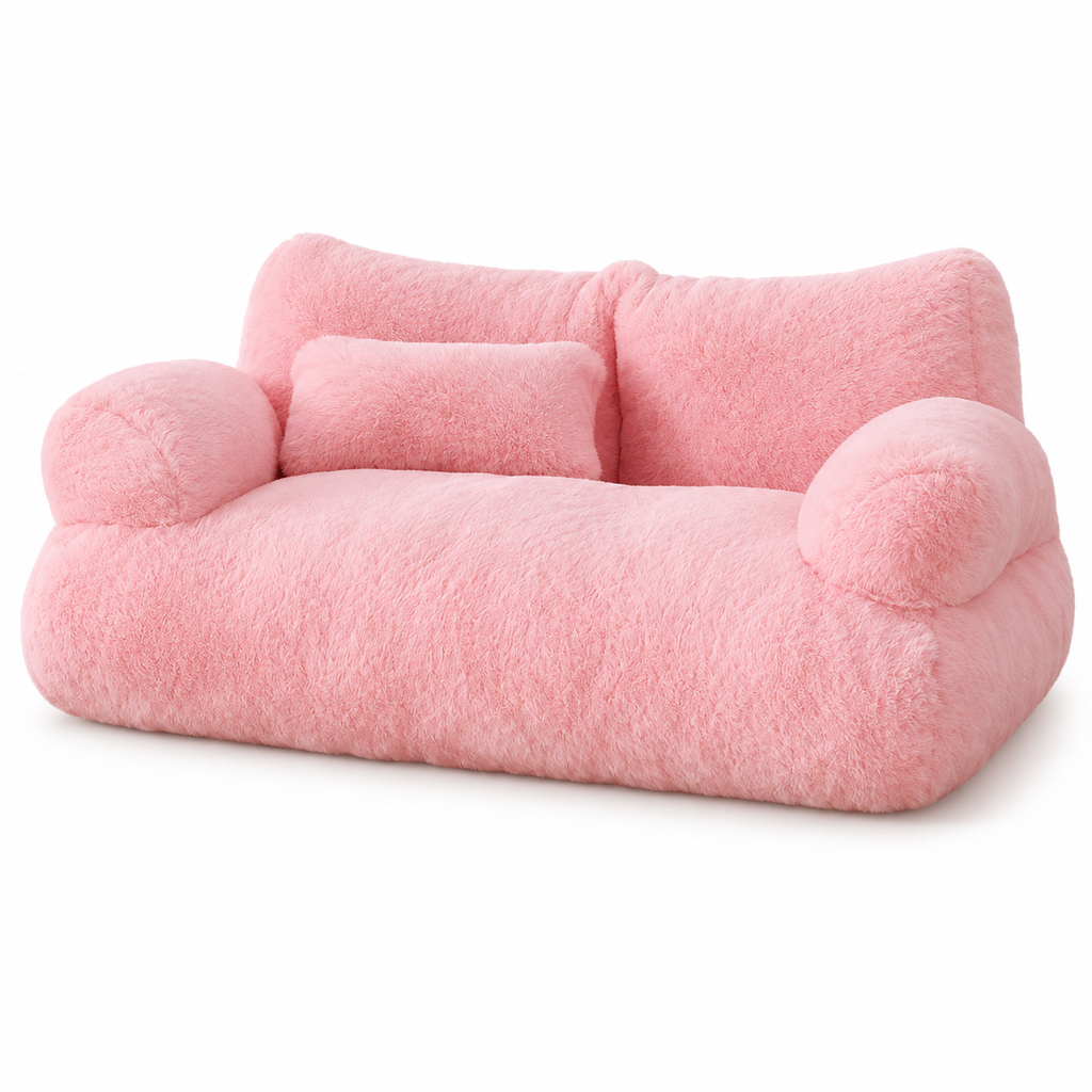 Canapé-lit de luxe en peluche pour chat