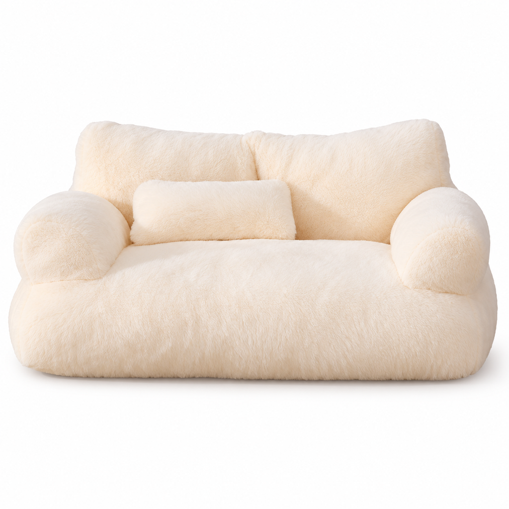Canapé-lit de luxe en peluche pour chat
