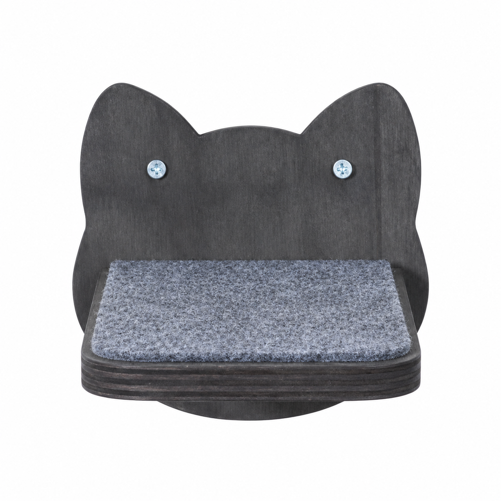 Étagère murale pour chat en bois