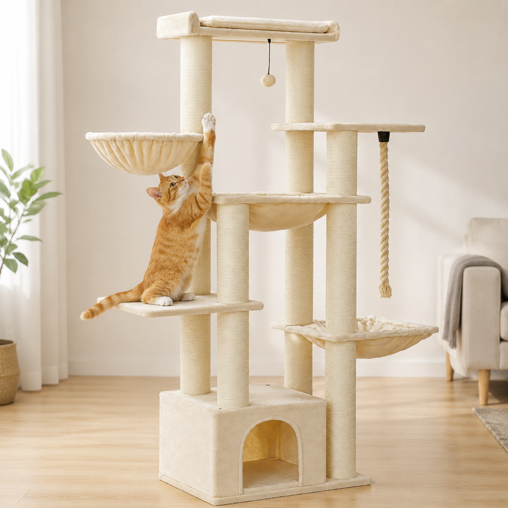 arbre à chat XXL pour Maine Coon et chats de grande taille