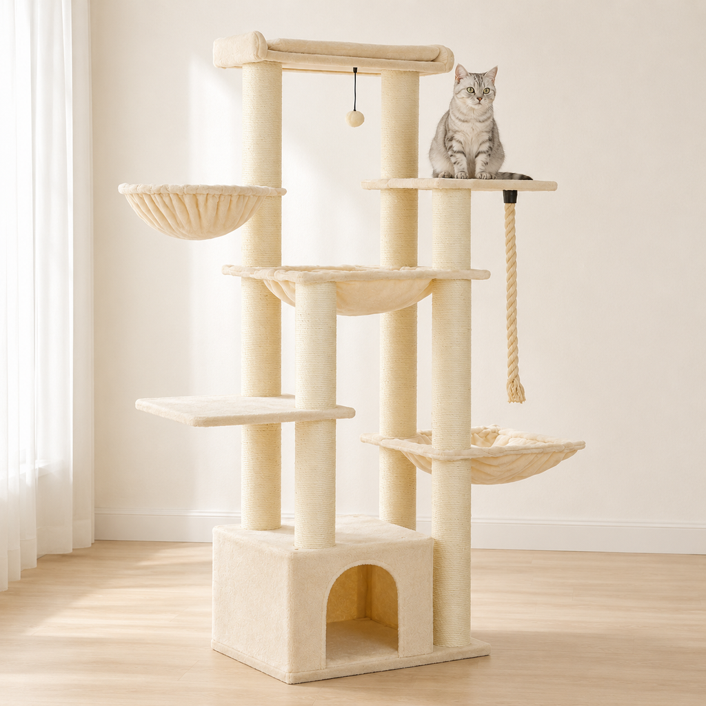 arbre à chat XXL pour Maine Coon et chats de grande taille