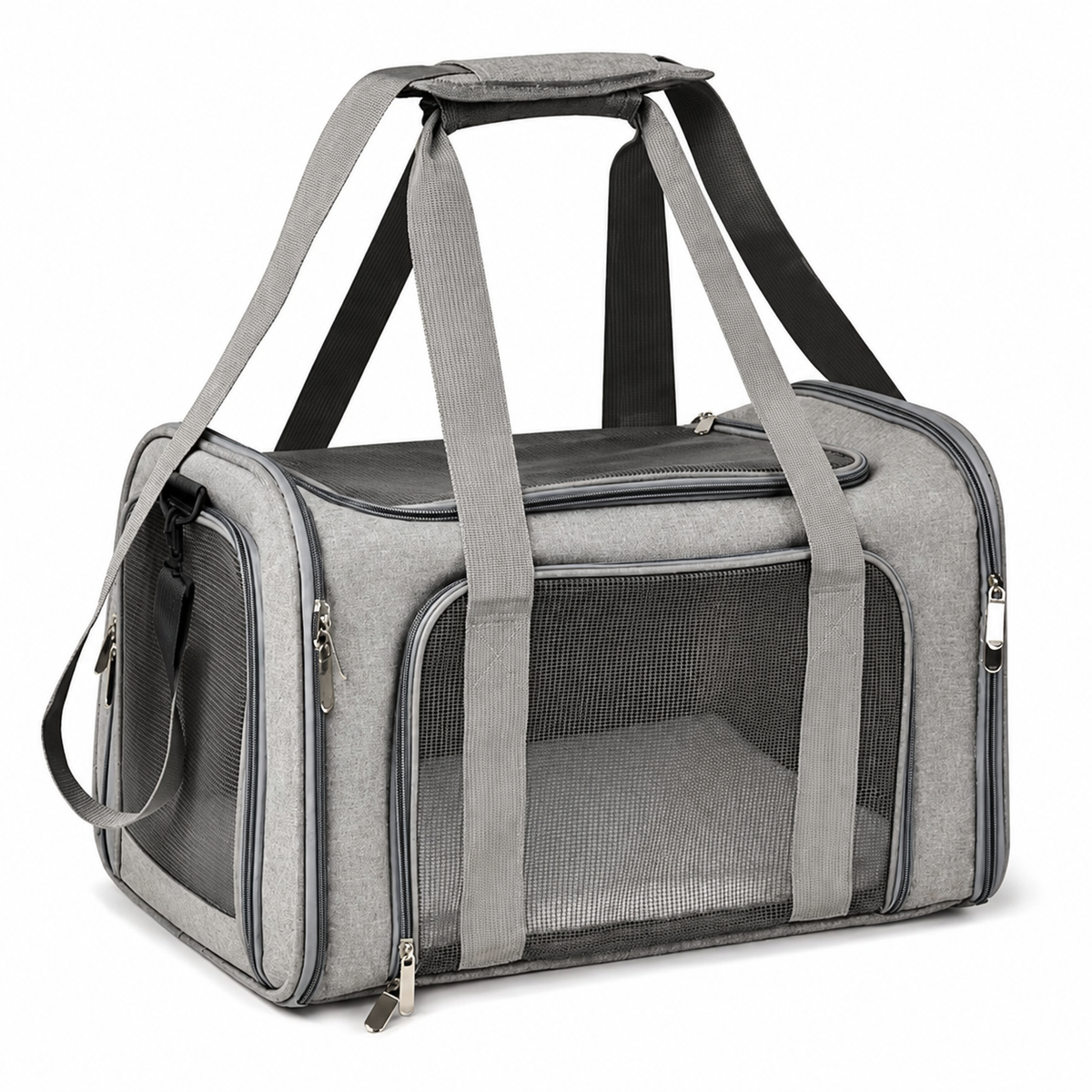 Panier de transport pour chat souple avec bandoulière