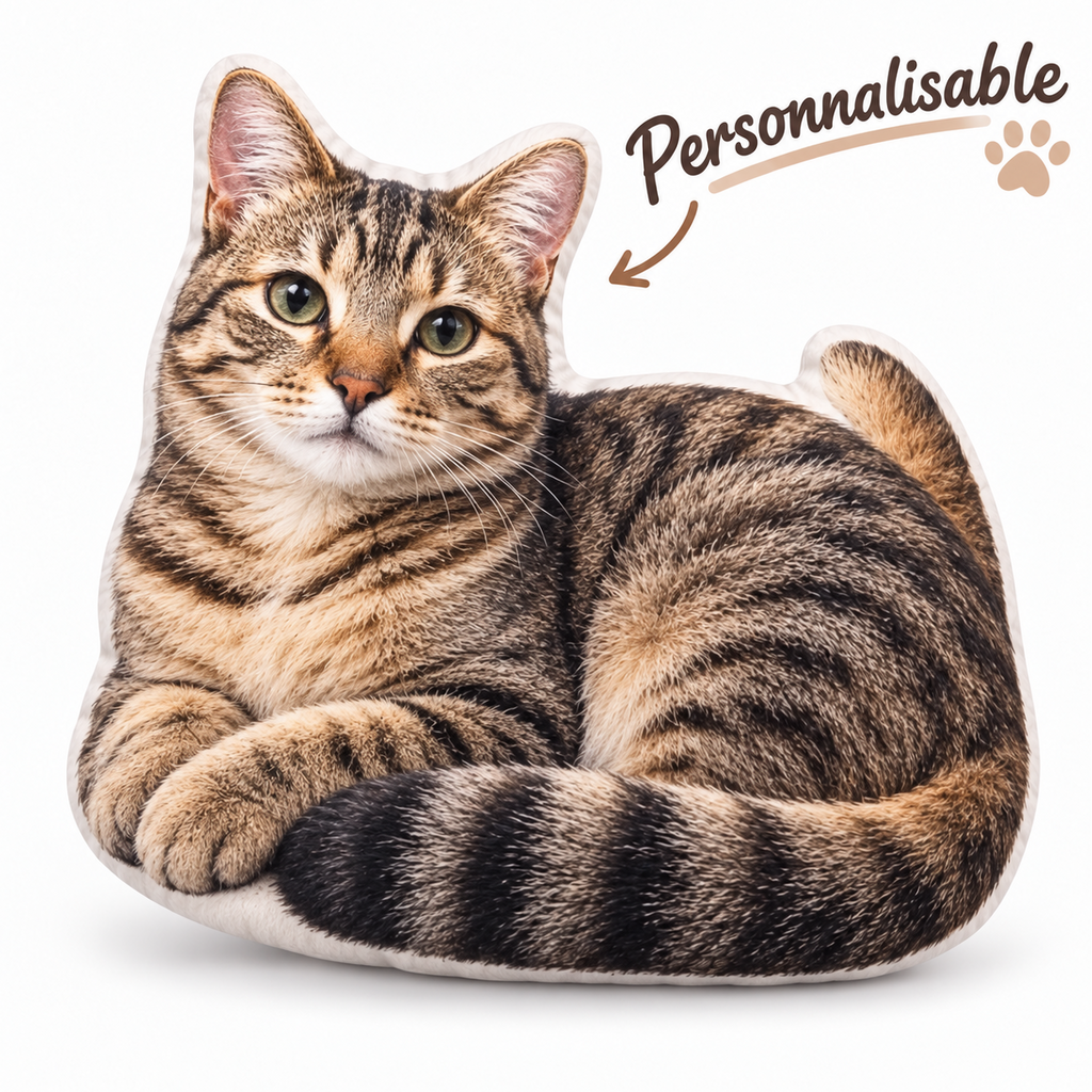 Personalized pillow with a photo of your cat or dog