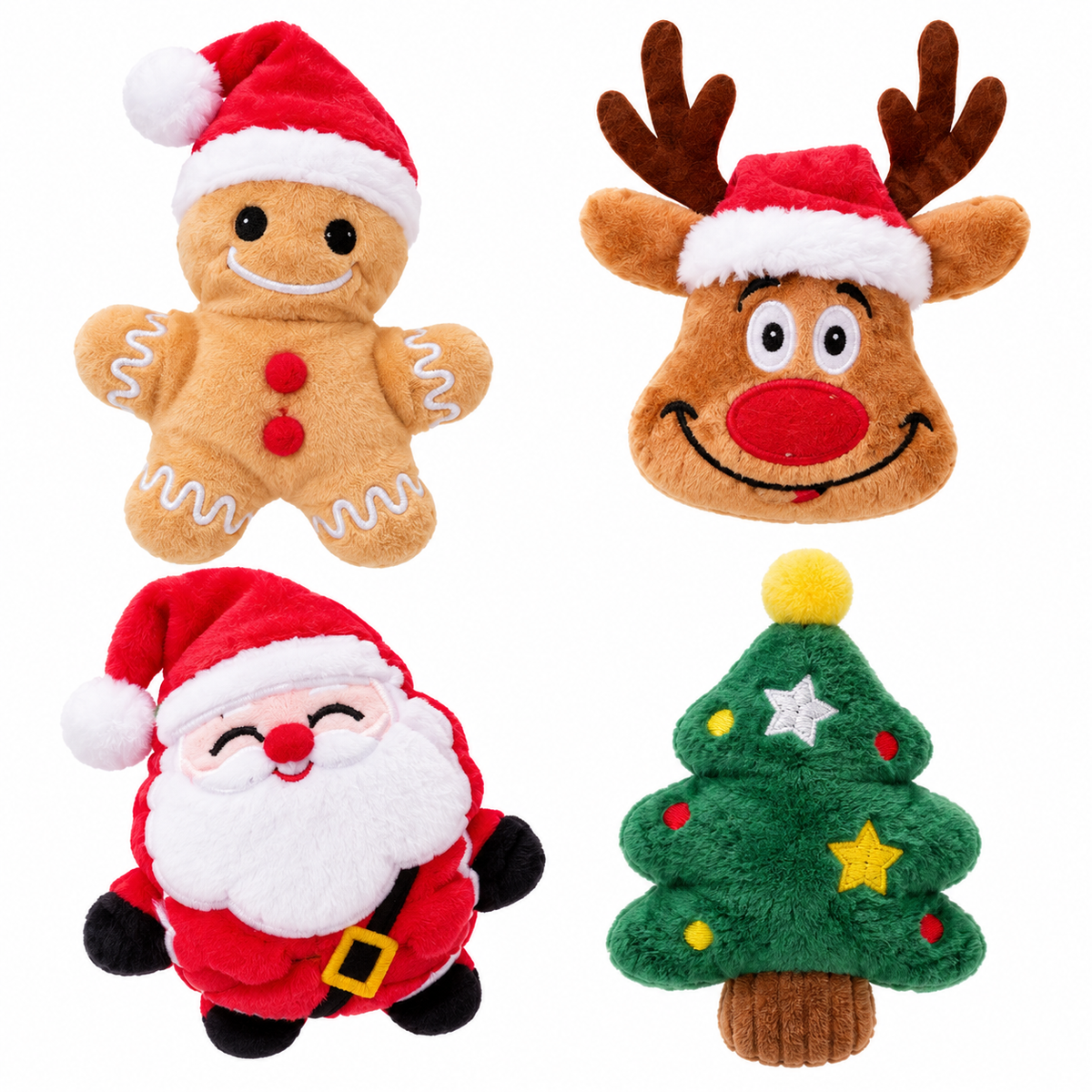 Jouet à suspendre de Noël pour chat – 4 pièces