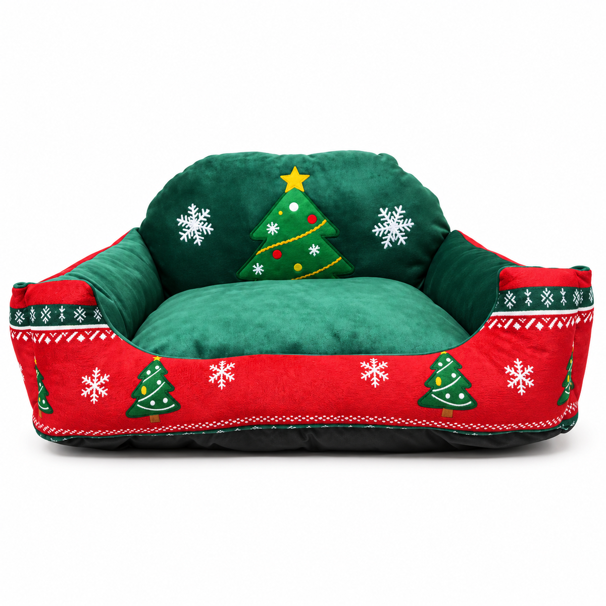 Canapé-lit de Noël pour chat