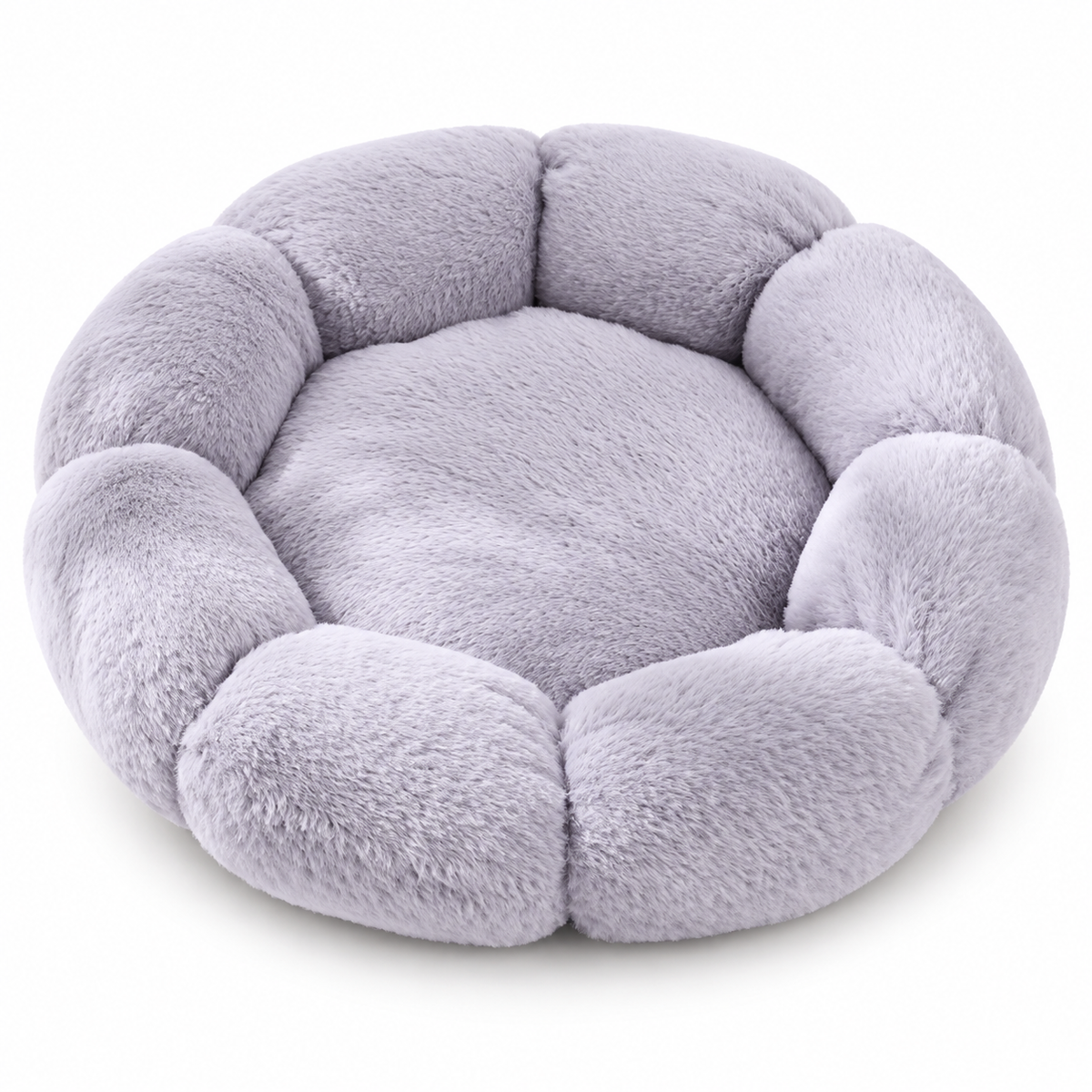 Panier fleur en peluche pour chat et petit chien
