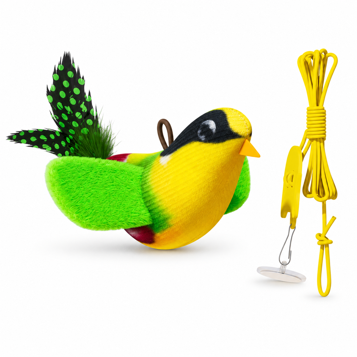 Oiseau sonore à suspendre pour chat