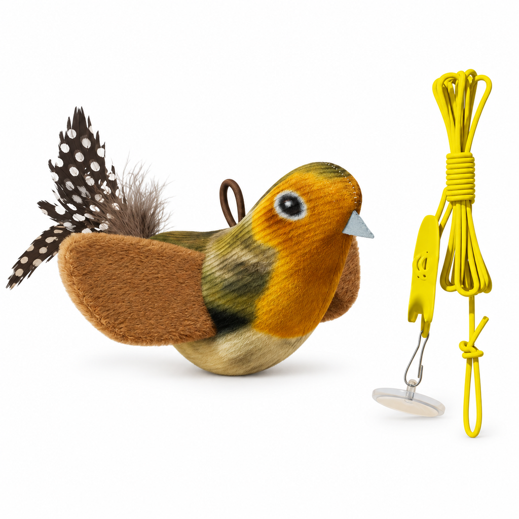 Oiseau sonore à suspendre pour chat