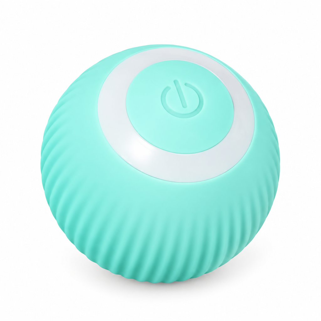 Balle roulante automatique rechargeable pour chat