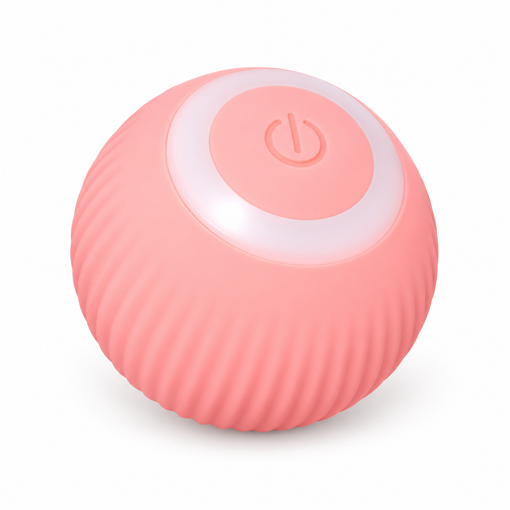 Balle roulante automatique rechargeable pour chat