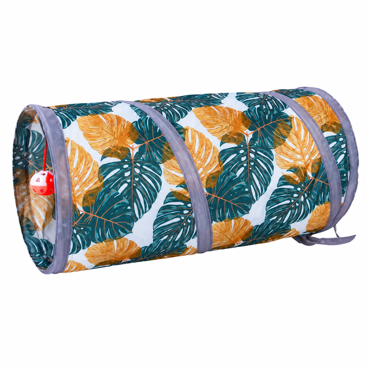 Tunnel pliable en tissu pour chat et petits animaux