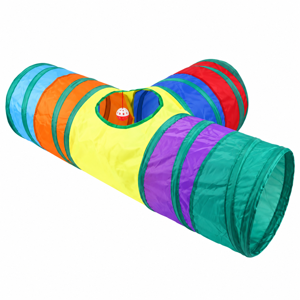 Tunnel de jeu pliable pour chat