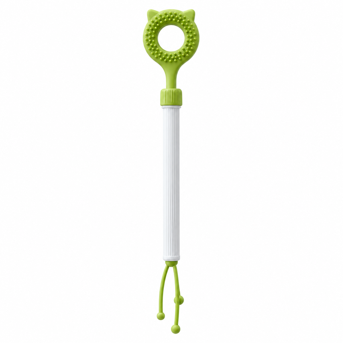 Baguette de jeu rétractable et massante pour chat
