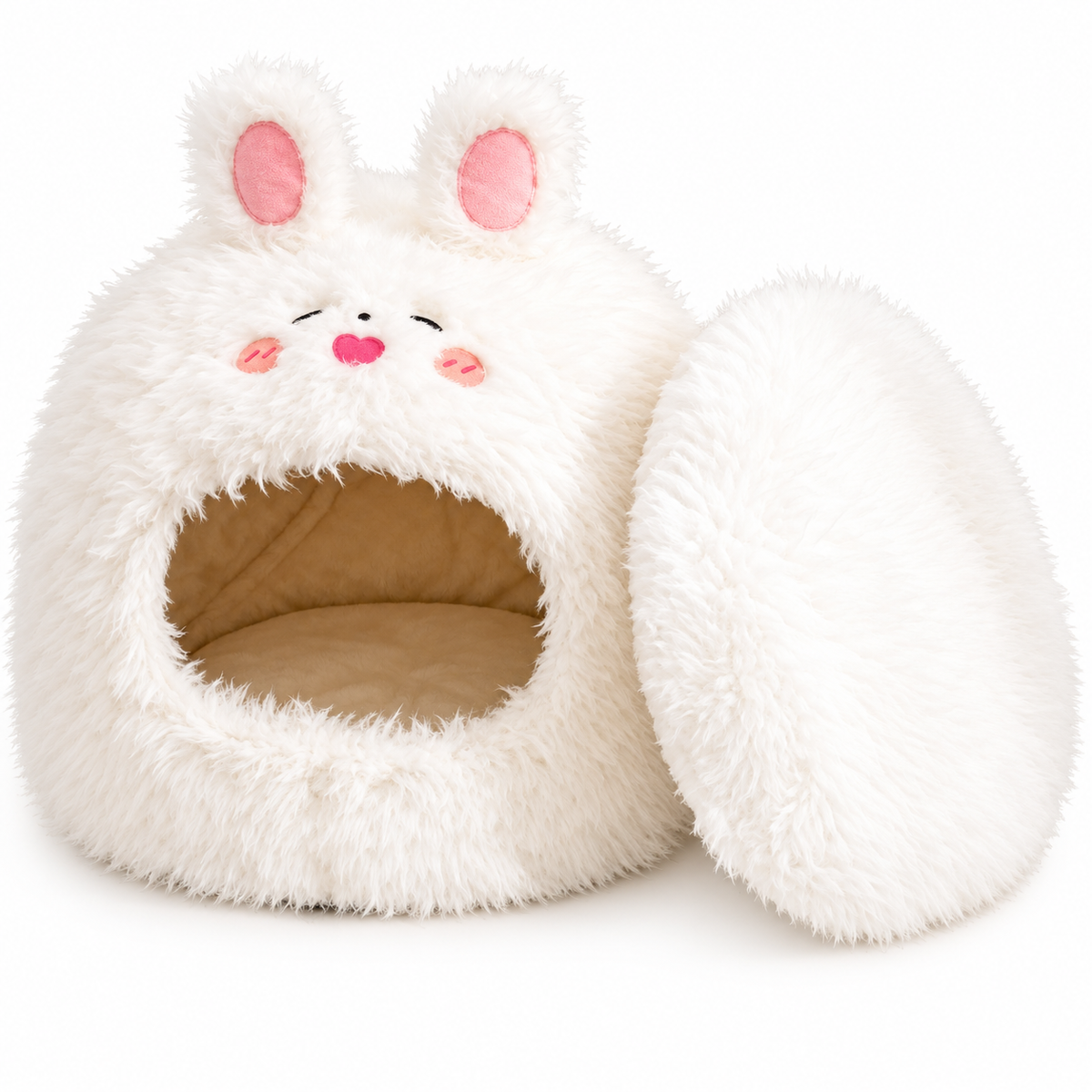 Niche Noël douillette en peluche pour chat