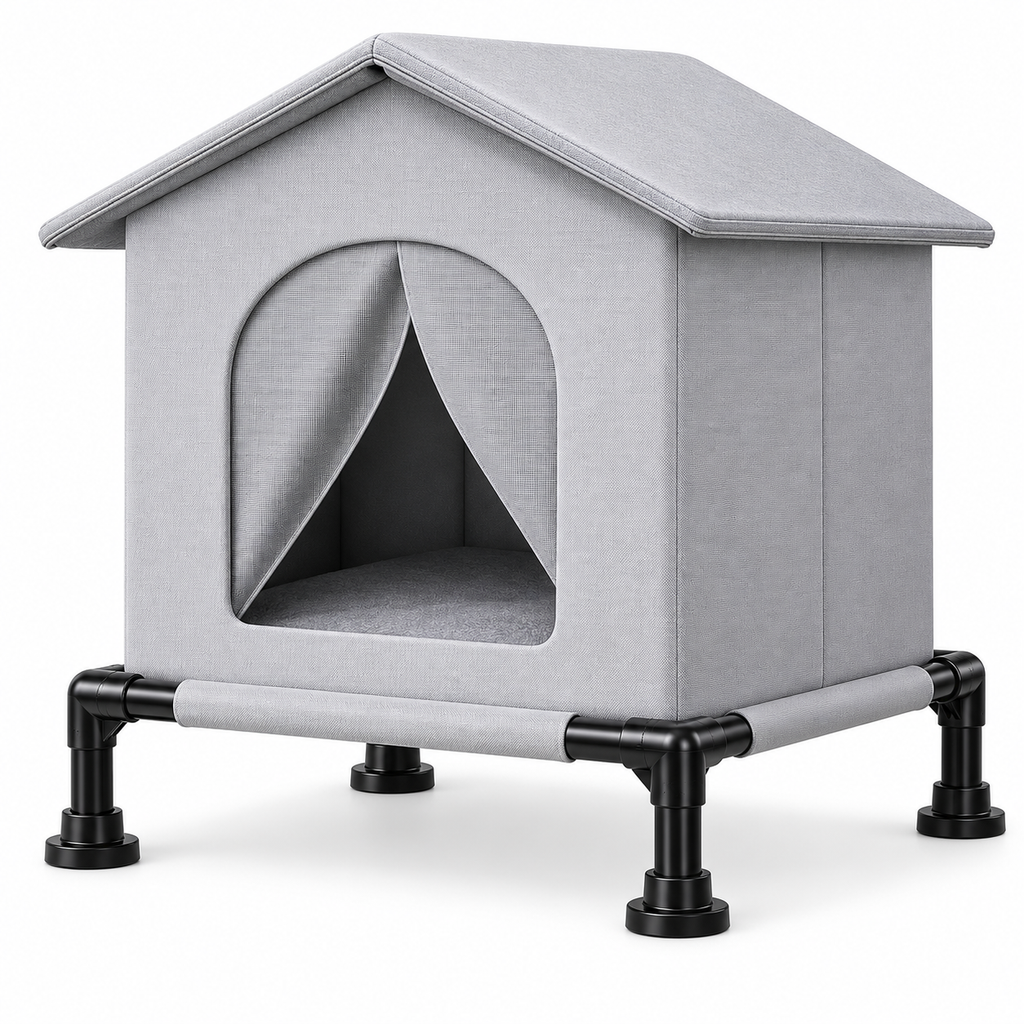 Niche d’extérieur pliable et lavable pour chat