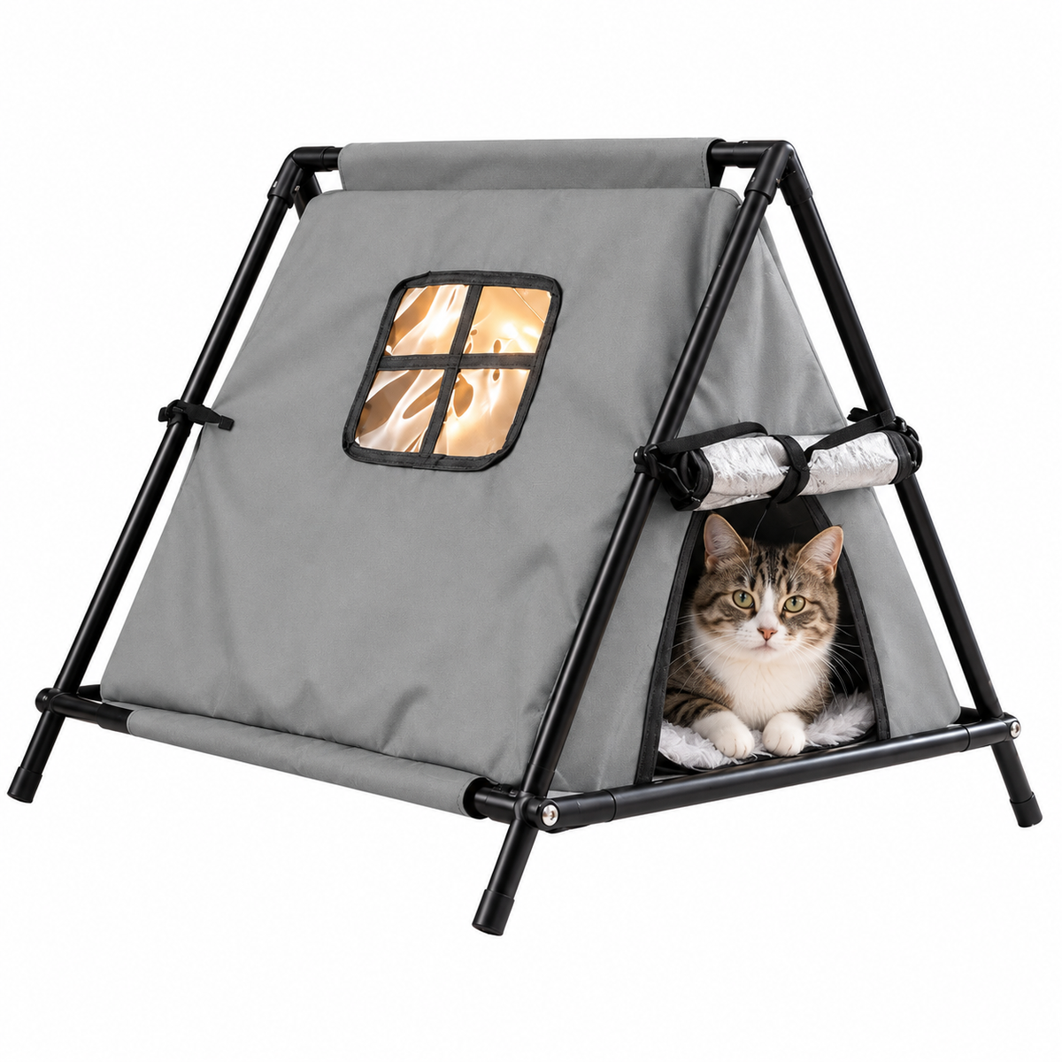 Niche d’extérieur pour chat en tissu Oxford